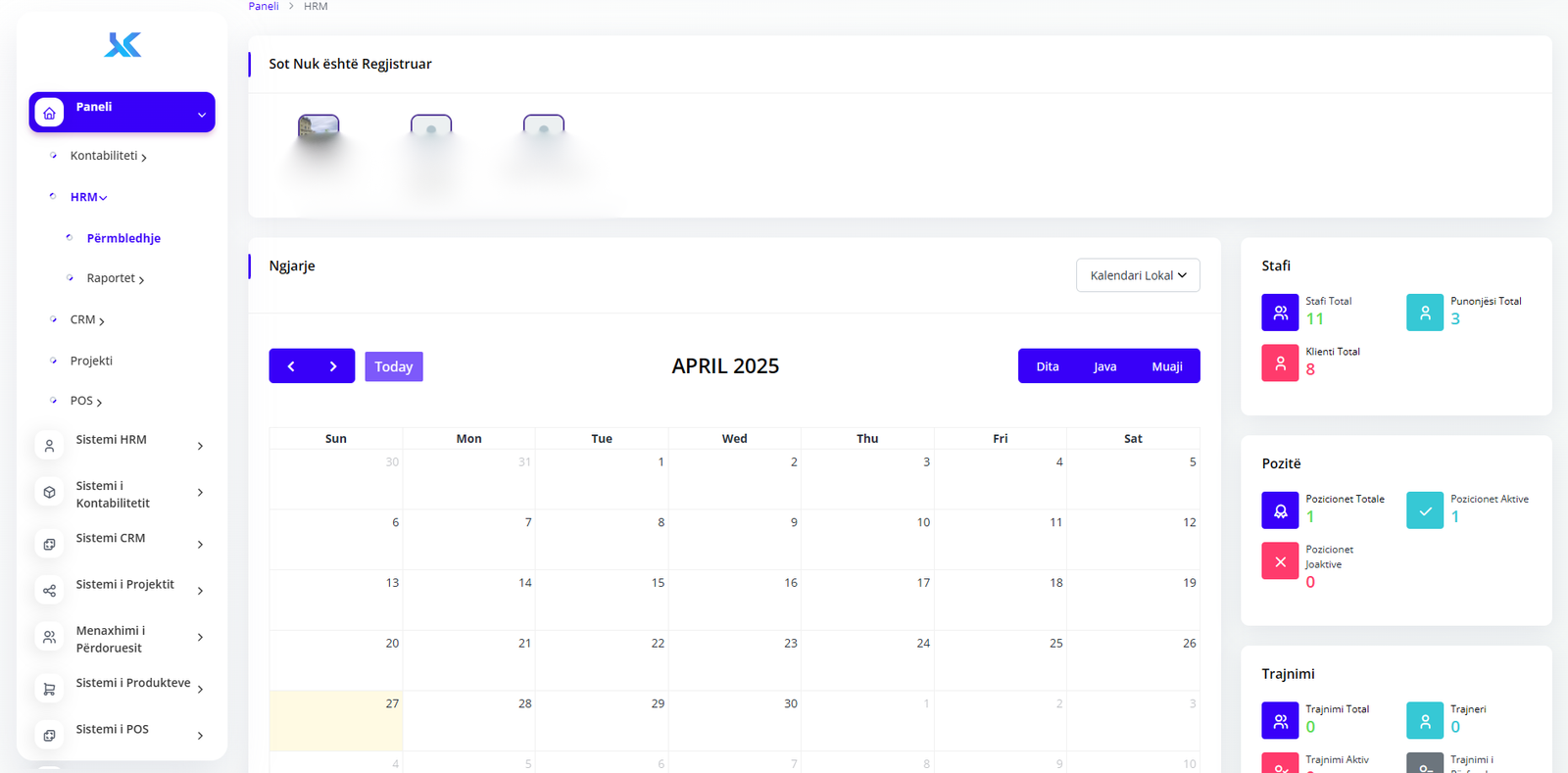 HRM Dashboard